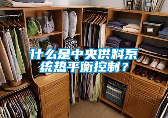 什么是中央供料系統熱平衡控制？