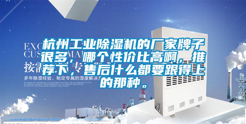 杭州工業(yè)除濕機(jī)的廠家牌子很多，哪個性價比高啊，推薦下，售后什么都要跟得上的那種。