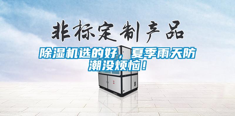 除濕機(jī)選的好,夏季雨天防潮沒煩惱!