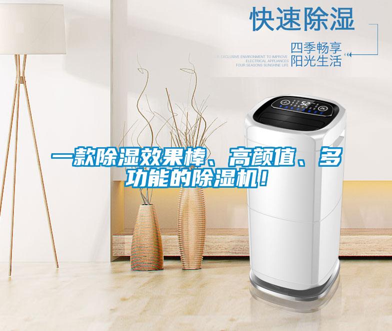 一款除濕效果棒、高顏值、多功能的除濕機！