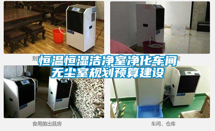 恒溫恒濕潔凈室凈化車間無(wú)塵室規(guī)劃預(yù)算建設(shè)