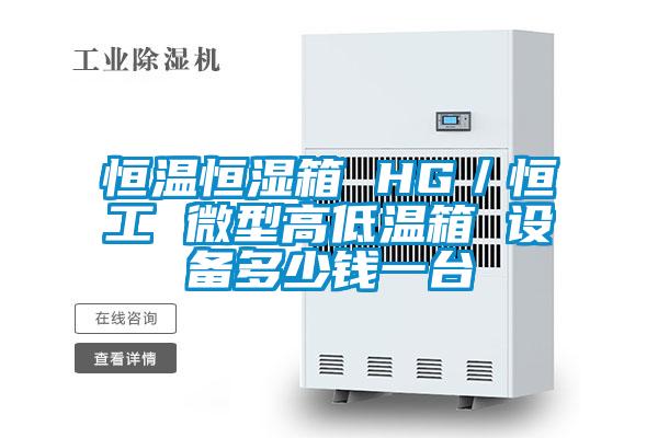 恒溫恒濕箱 HG/恒工 微型高低溫箱 設備多少錢一臺