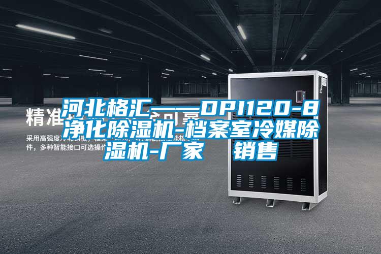 河北格匯——DPI120-8凈化除濕機(jī)-檔案室冷媒除濕機(jī)-廠家 銷售