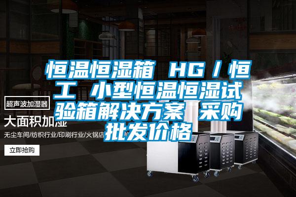 恒溫恒濕箱 HG/恒工 小型恒溫恒濕試驗箱解決方案 采購批發價格