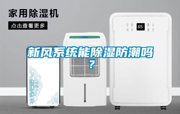 新風系統能除濕防潮嗎？