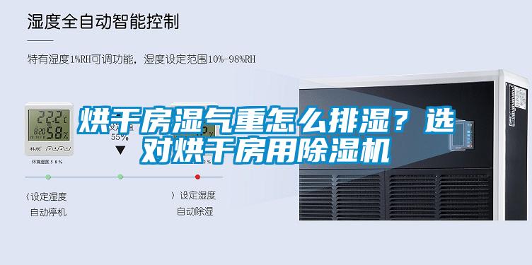 烘干房濕氣重怎么排濕?選對烘干房用除濕機