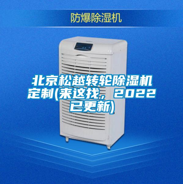 北京松越轉(zhuǎn)輪除濕機(jī)定制(來(lái)這找，2022已更新)