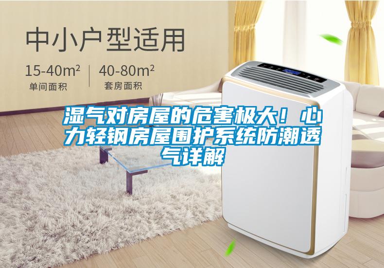 濕氣對房屋的危害極大!心力輕鋼房屋圍護系統防潮透氣詳解