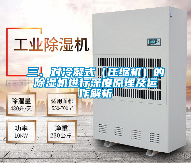三、對冷凝式（壓縮機）的除濕機進行深度原理及運作解析