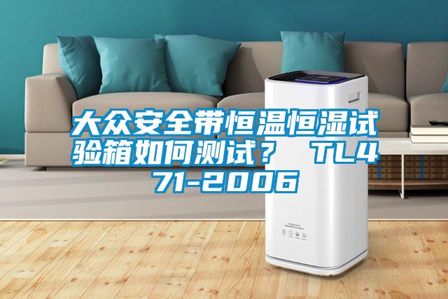 大眾安全帶恒溫恒濕試驗箱如何測試? TL471-2006
