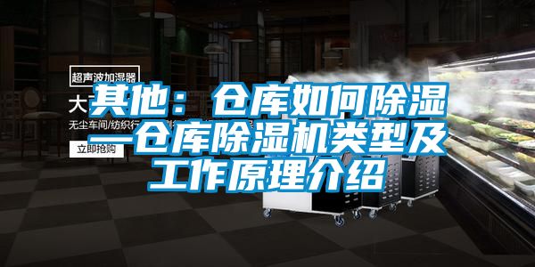 其他:倉庫如何除濕—倉庫除濕機(jī)類型及工作原理介紹